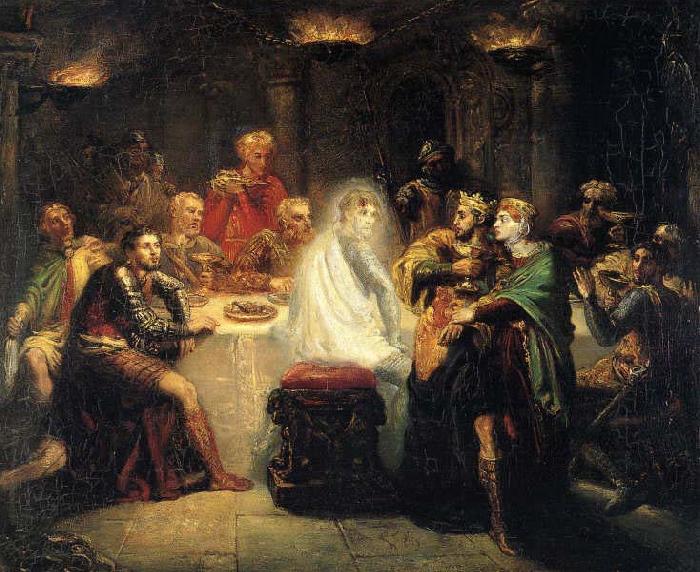 Theodore Chasseriau The Ghost of Banquo